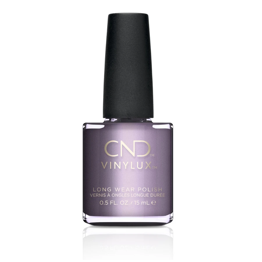 Лак CND Vinylux 261 Alpine Plum фіолетово-сірий металік, перламутровий 15 мл