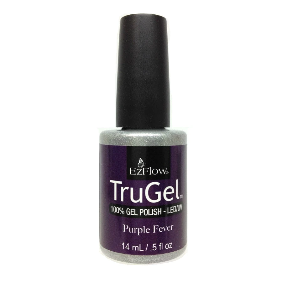 Гель-лак EzFlow TruGel Purple Fever насичений фіолетовий, емаль 14 мл