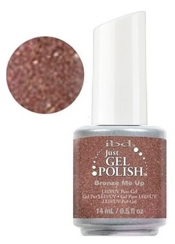 Гель-лак IBD Just Gel Polish Bronze Me Ap коричнево-бронзовий з мікроблиском 14 мл