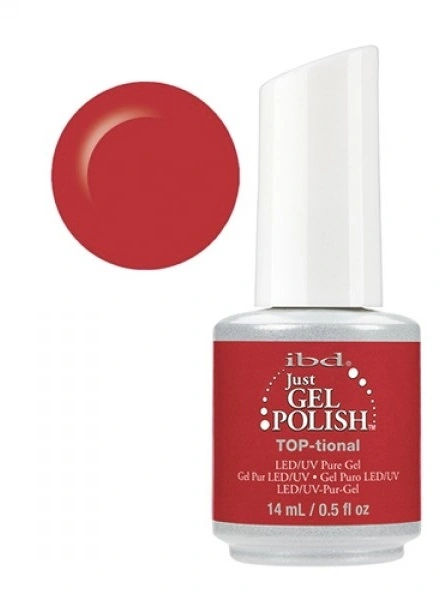 Гель-лак IBD Just Gel Polish TOP-tional червоно-цегляний, емаль 14 мл
