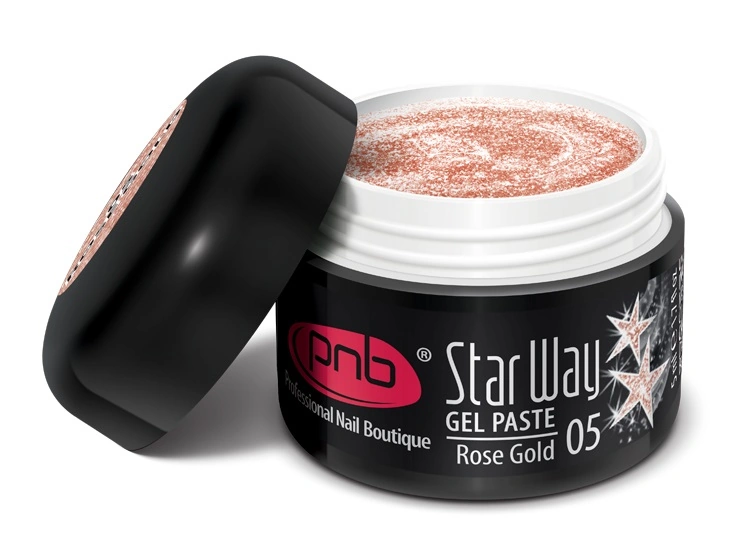 Гель-паста PNB UV/LED Gel Paste Star Way 05 рожеве золото 5 мл