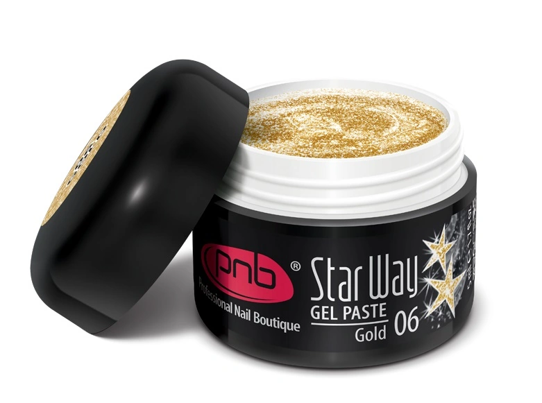 Гель-паста PNB UV/LED Gel Paste Star Way 06 золото 5 мл