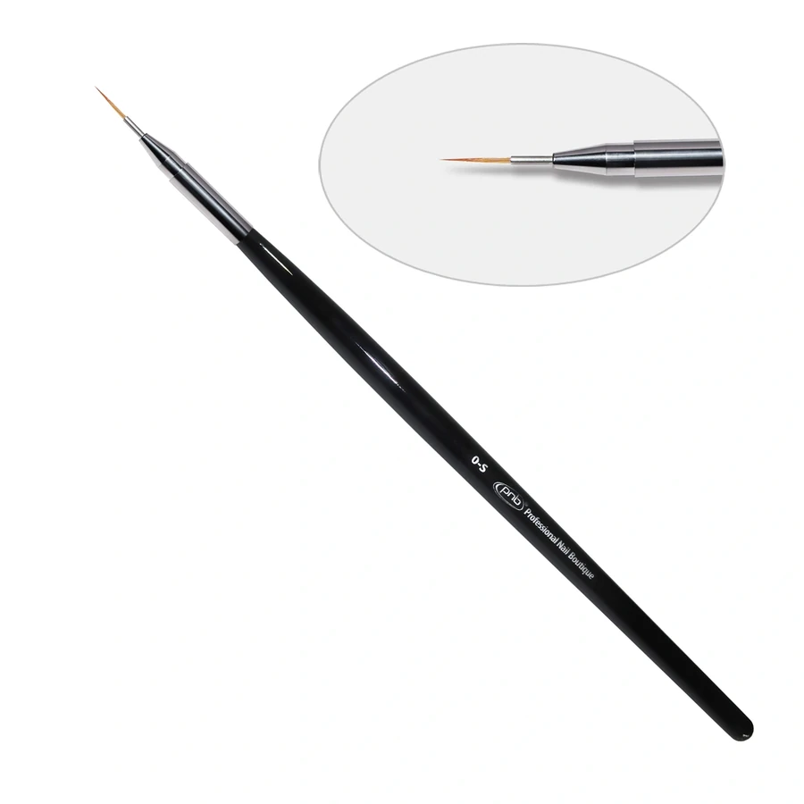 Пензлик для дизайну PNB 7D Gel Brush Round 0-s Nylon нейлон