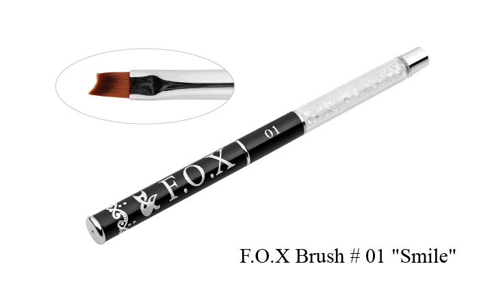 Пензель для дизайну 01 FOX Brush For Nail Design 01