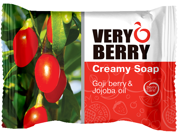 Крем-мило VERY BERRY Creamy Soap Goji berry & Jojoba Oil ягоди годжі та олія жожоби 100 г