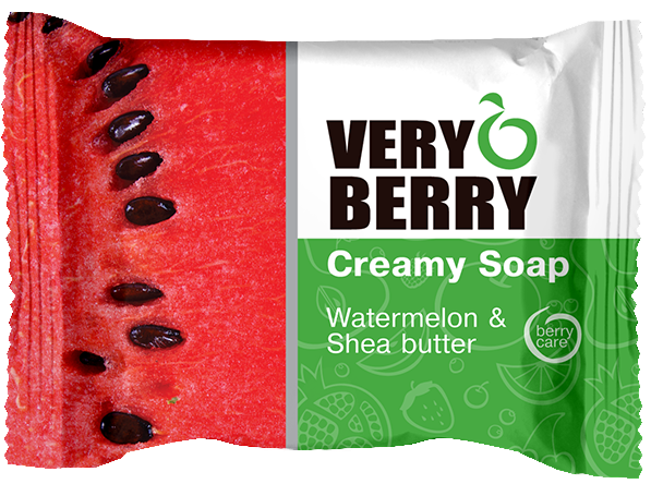 Крем-мило VERY BERRY Creamy Soap Watermelon & Shea butter кавун та олія ши 100 г