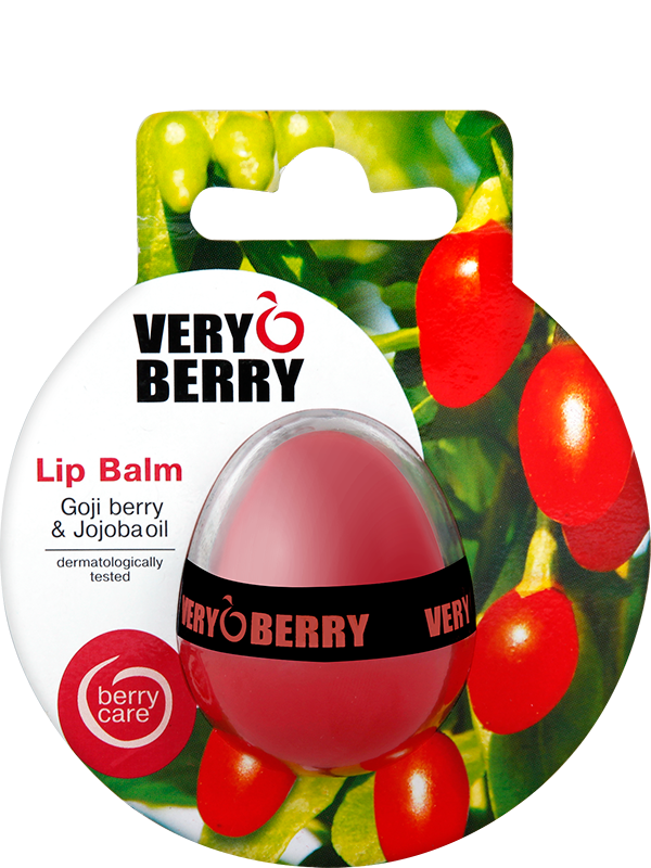 Бальзам для губ VERY BERRY Lip Balm Goji berry & Jojoba Oil ягоди годжі та олія жожоби 11,5 г