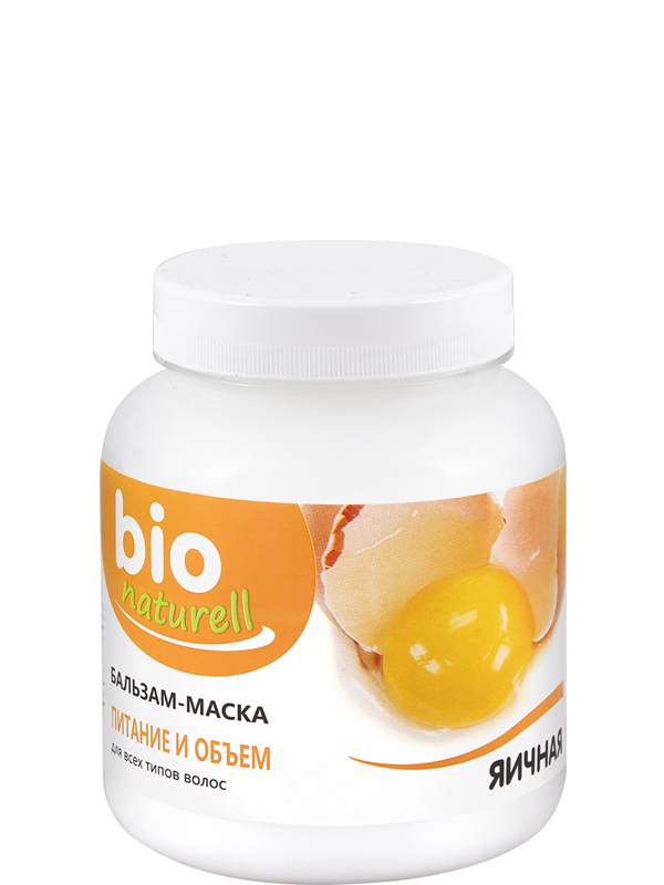 BION Бальзам-маска для волосся Bio naturell Hair Balm-Mask Egg яєчна 480 мл