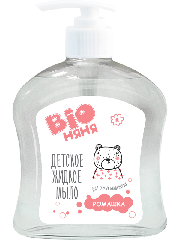 Дитяче рідке мило BIO Няня Baby Liquid Camomile Soap ромашка 500 мл