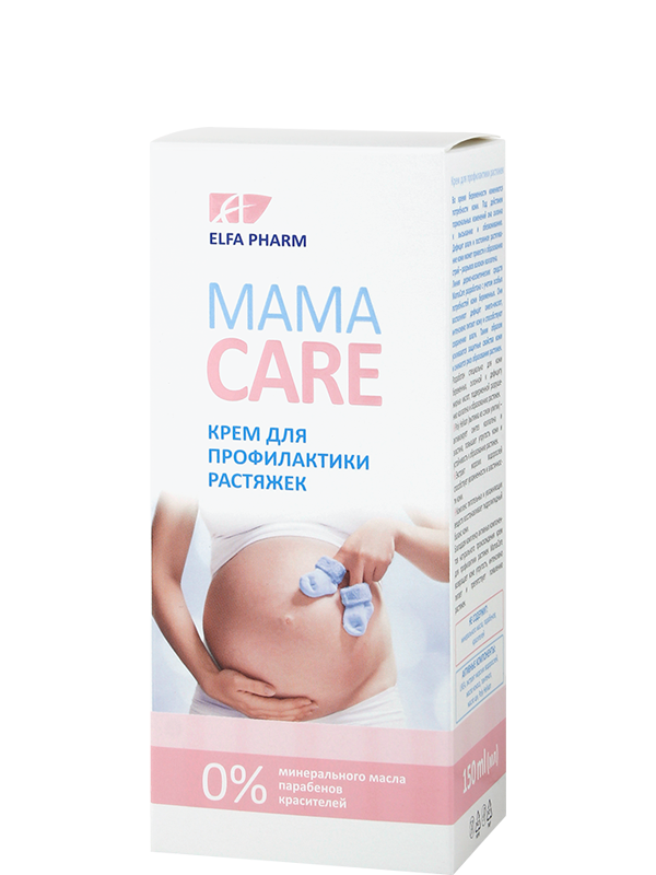 Крем для профілактики розтяжок Elfa Pharm MamaCare For Stretch Marks Prevention 150 мл NEW
