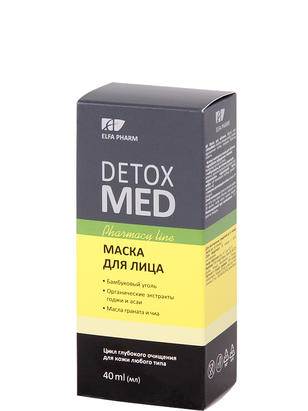 Маска для обличчя Elfa Pharm Detox Med Mask 40 мл