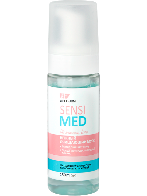Ніжний мус, що очищає Elfa Pharm Sensi Med Gentle Cleansing Mousse 150 мл