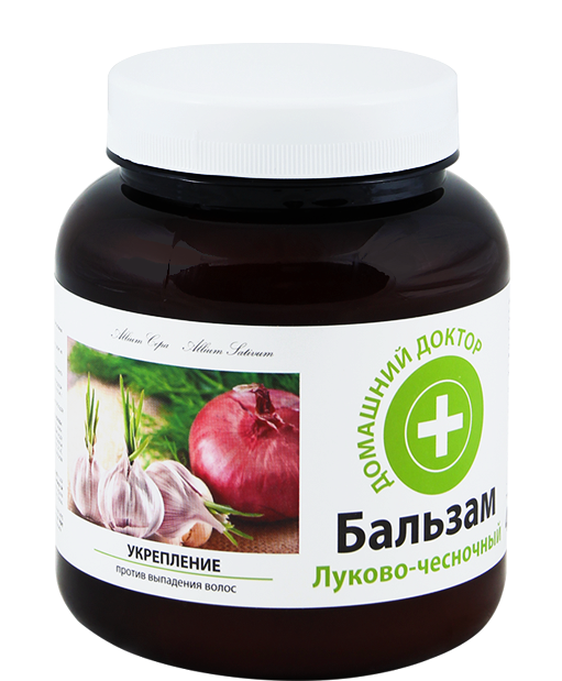 Бальзам для волосся Домашний Доктор (The Doctor) Balm For Hair Onion and Garlic For Strengthening цибульно-часниковий, зміцнення 480 мл