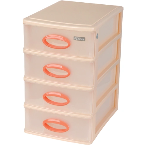 Косметичний бокс із 4 висувними ящиками YRE Shelf Box