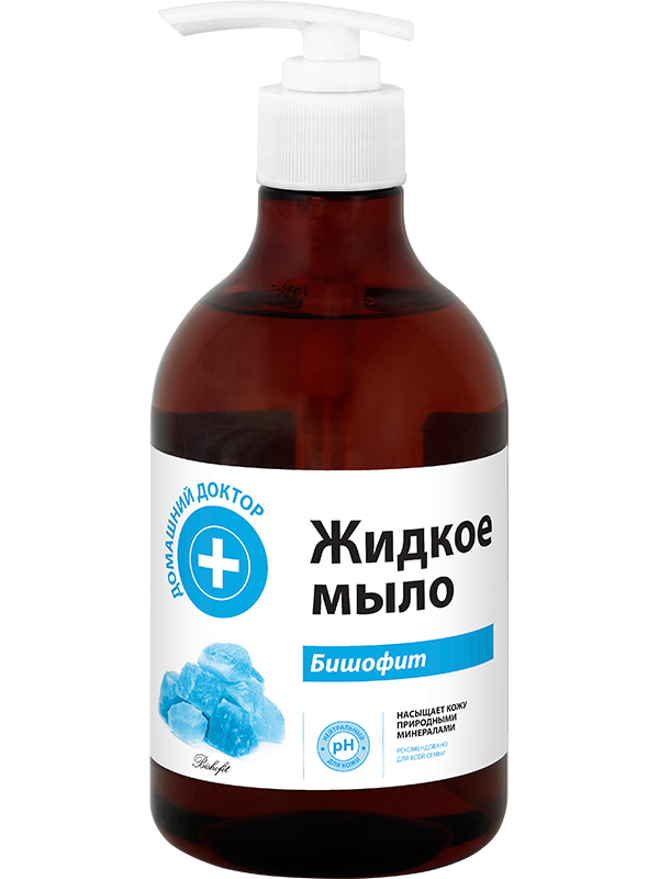 Рідке мило Домашний Доктор (The Doctor) Bischofite Liquid soap Бішофіт, насичує шкіру мінералами 480 мл