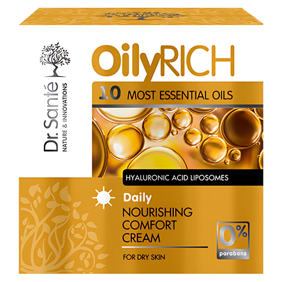 Денний живильний крем-комфорт Dr.Sante Oily Rich Daily Nourishing Comfort Cream 50 мл