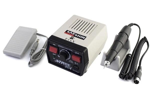 Фрезер для манікюру FOX Nail Drill Strong 204+102 L 35000 об.