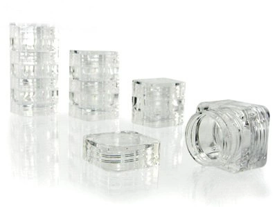 Набір прозорих пластикових ємностей YRE Clear Plastic Jar Kit 12 in 1