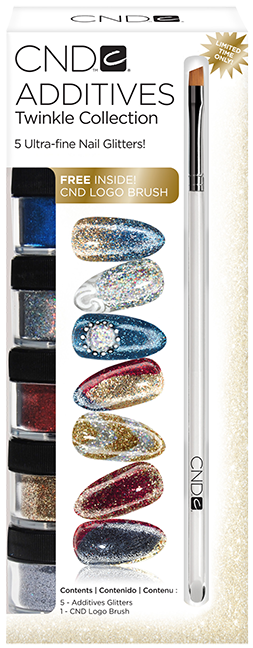 Набір глітерних пігментів CND Additives Twinkle Collection
