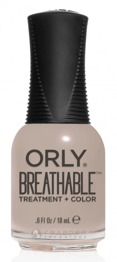 Лак + лікування ORLY Breathable ALMOND MILK бежево-сірий, емаль 18 мл