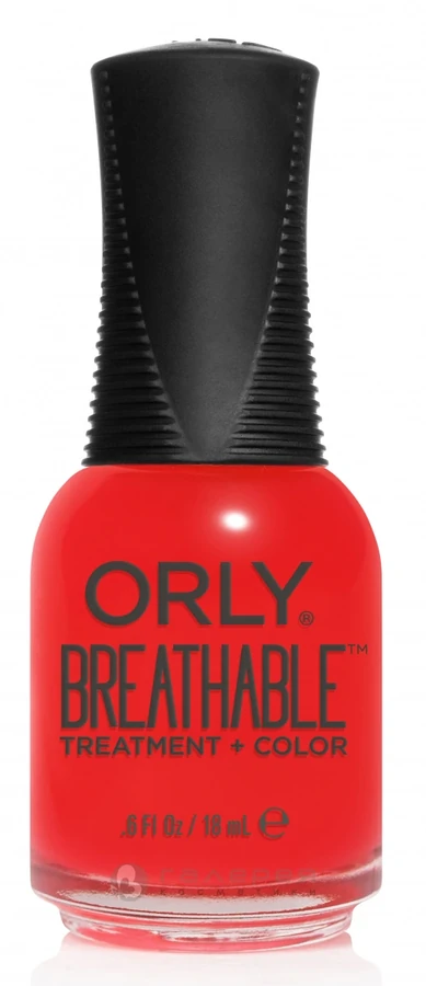 Лак + лікування ORLY Breathable Vitamin Burst червоний ягідний, емаль 18 мл