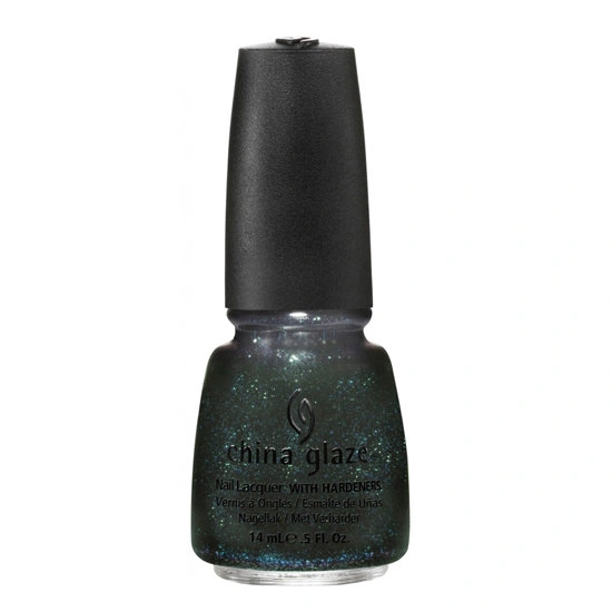 Лак China Glaze Smoke and Ashes темно-зелений, насичений мікроблиск 14 мл
