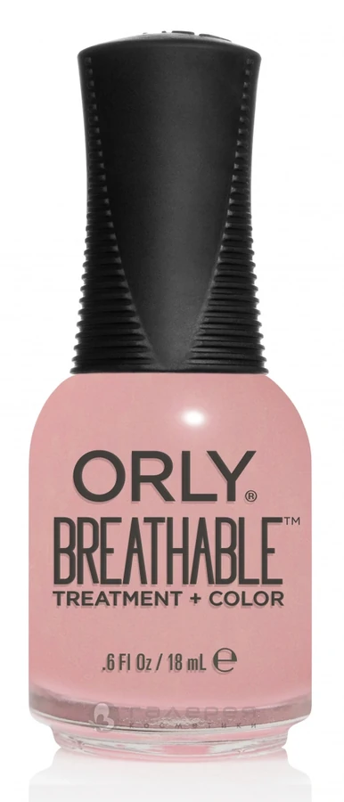 Лак+лікування ORLY Breathable SHEER LUCK напівпрозорий рожево-пудровий, ледь помітний шиммер 18 мл
