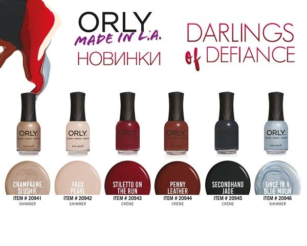 Лак ORLY Once In a Moon сіро-блакитний, шиммер 18 мл