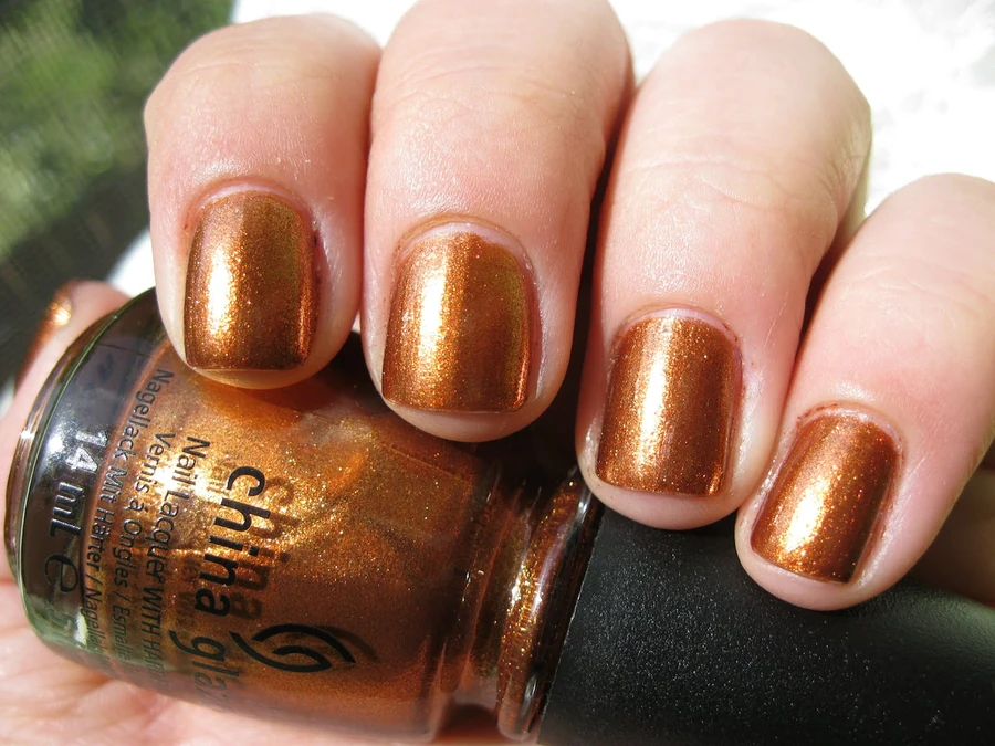 Лак China Glaze Harvest Moon бронза із шиммером 14 мл