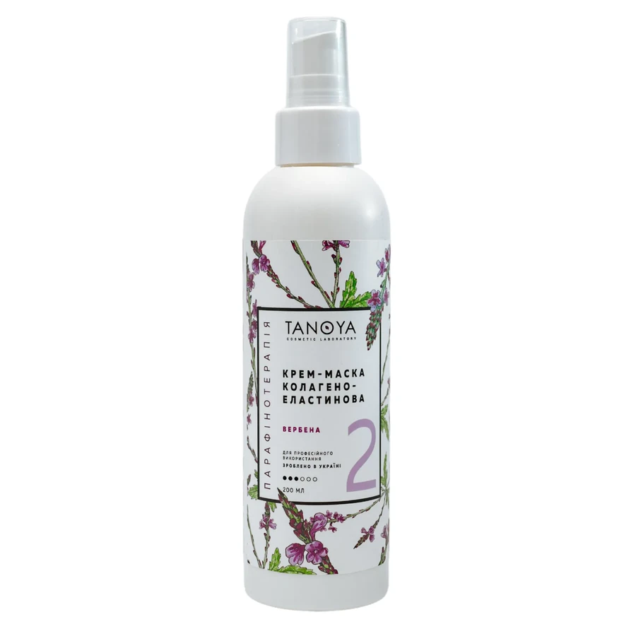 Крем-маска колагено-еластинова Tanoya Collagen-Elastin Cream-Mask Vervien Вербена 200 мл