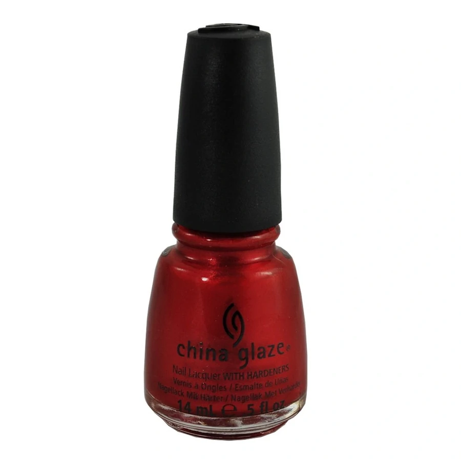 Лак China Glaze Bend Over Backwards червоно-жовтогарячий, перламутр 14 мл