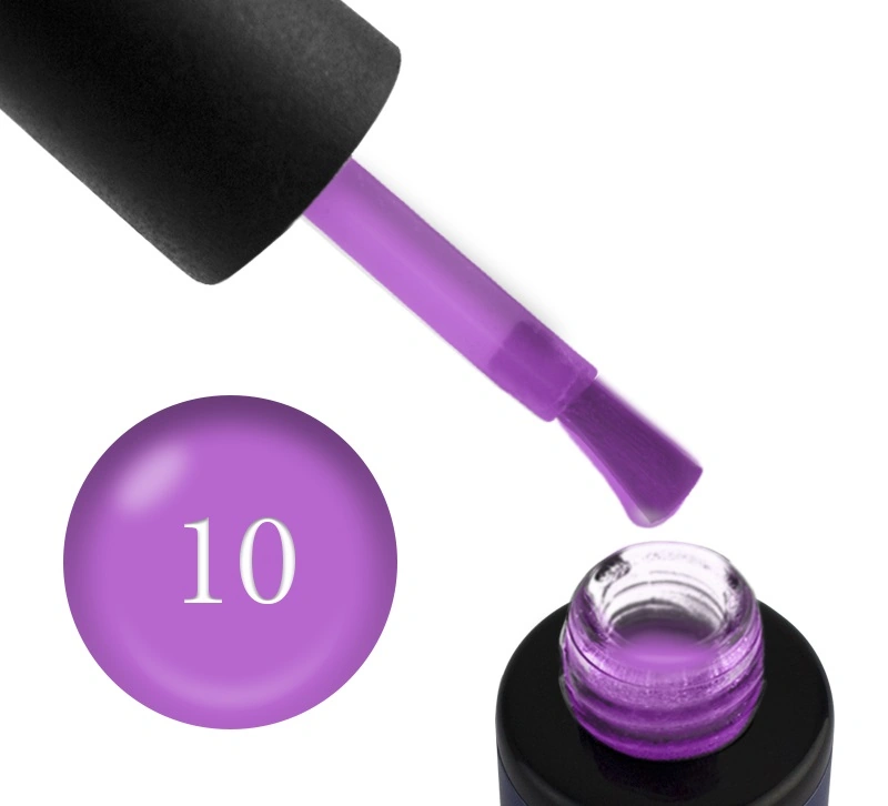Гель-лак Naomi Soft Touch Collection ST 10 бузковий, напівпрозорий, матовий 6 мл
