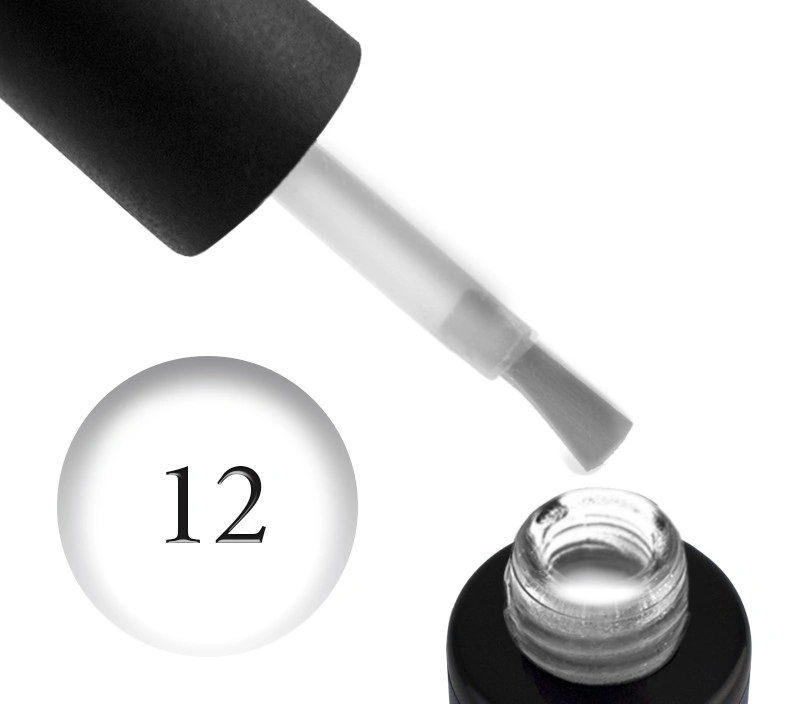 Гель-лак Naomi Soft Touch Collection ST 12 білий, напівпрозорий, матовий 6 мл