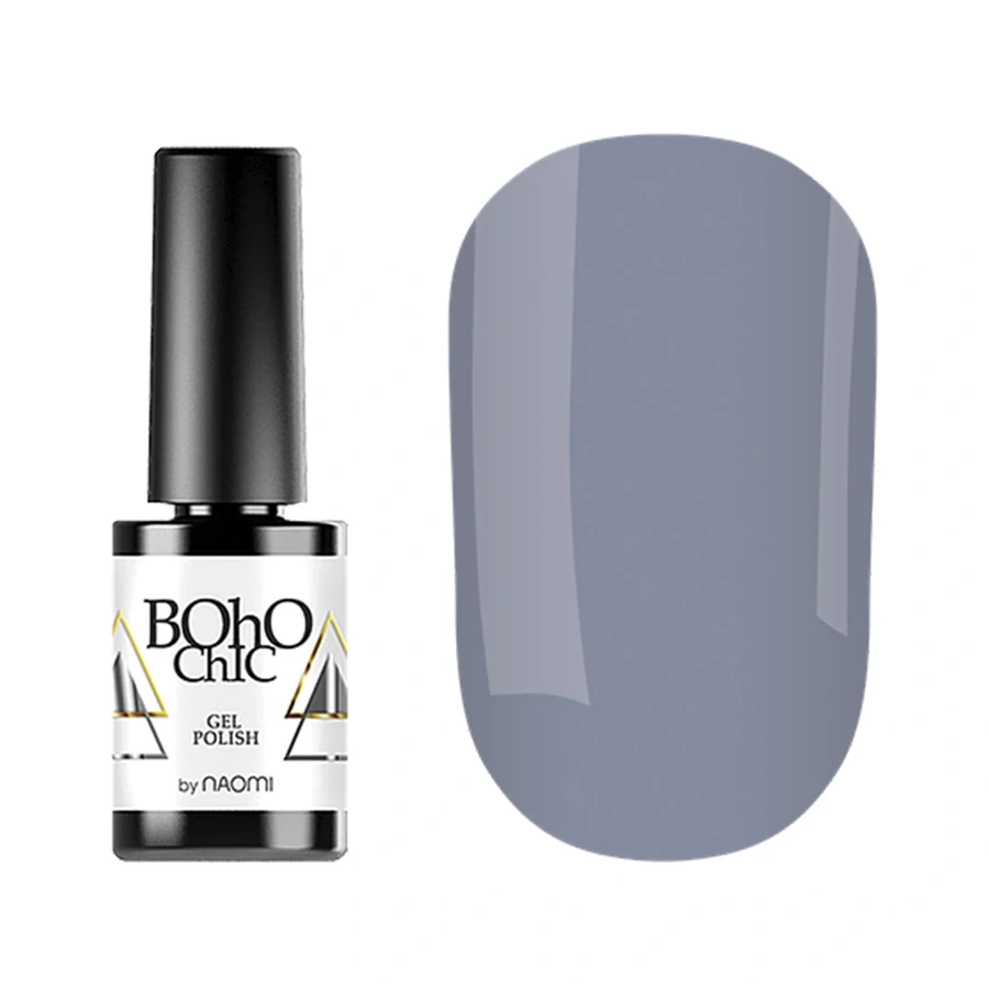 Гель-лак Boho Chic Gel Polish BC043 сіро-блакитний, емаль 6 мл