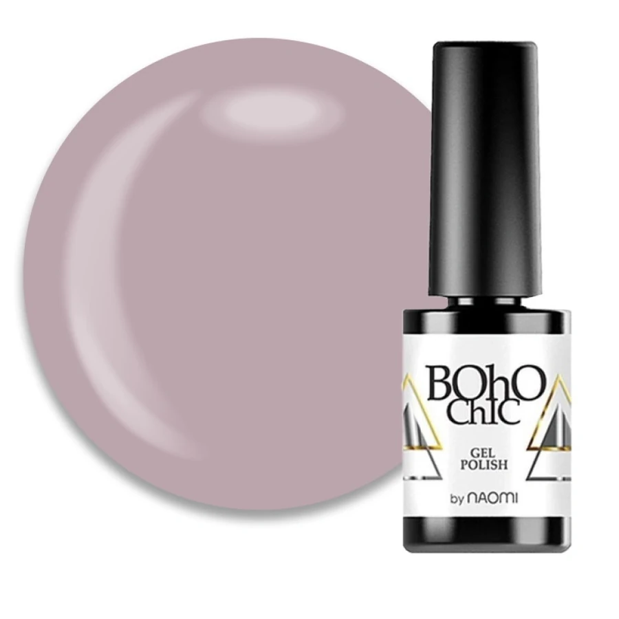 Гель-лак Boho Chic Gel Polish BC046 димчастий рожево-бузковий, емаль 6 мл