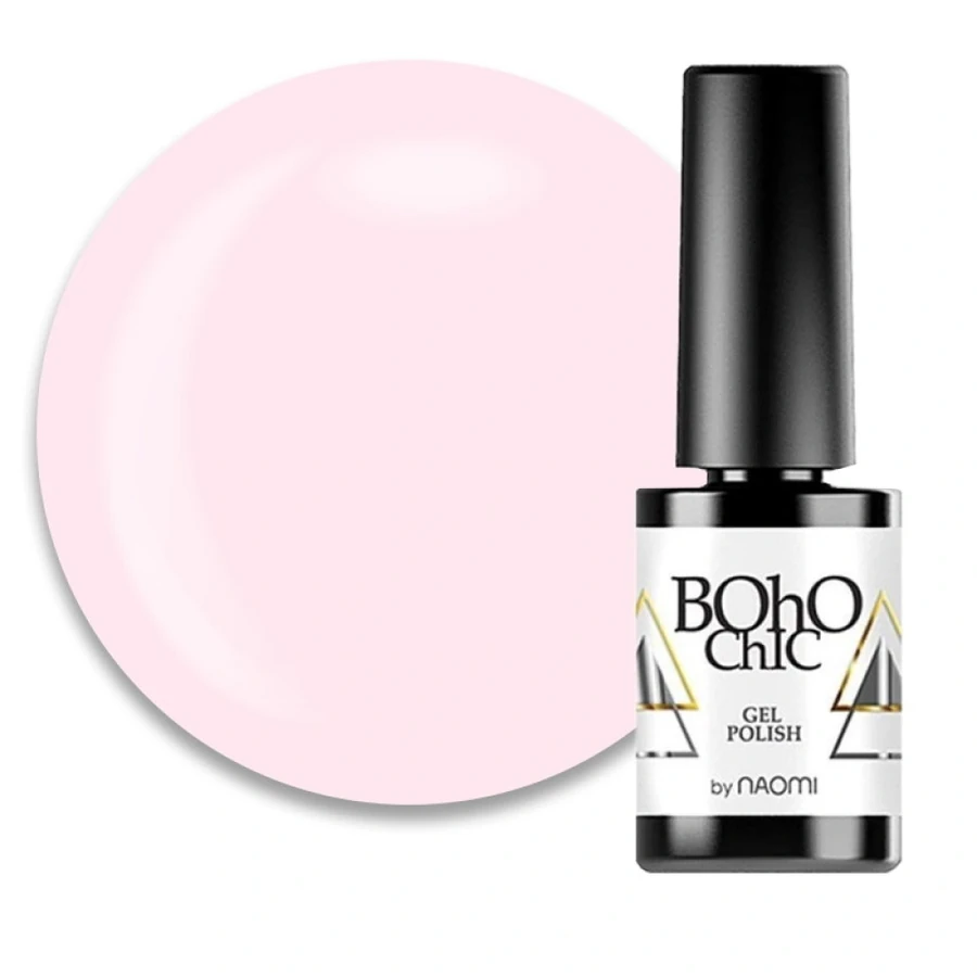 Гель-лак Boho Chic Gel Polish BC050 молочний з рожевим відливом, емаль 6 мл