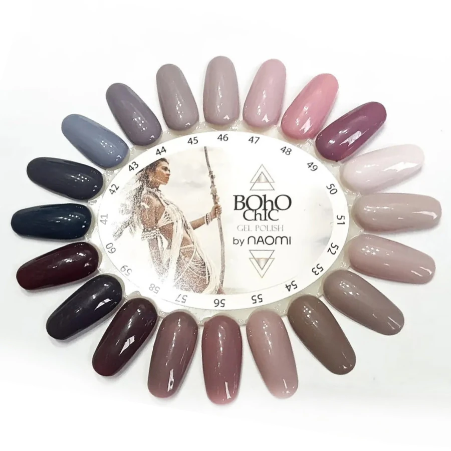 Гель-лак Boho Chic Gel Polish BC050 молочний з рожевим відливом, емаль 6 мл