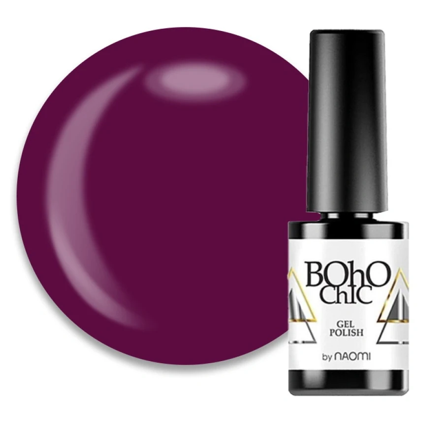Гель-лак Boho Chic Gel Polish BC061 виноградно-ягідний, емаль 6 мл