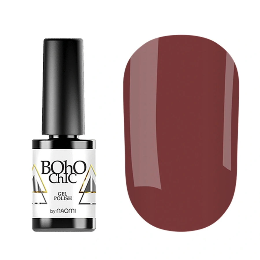 Гель-лак Boho Chic Gel Polish BC075 насичений теракотовий, емаль 6 мл