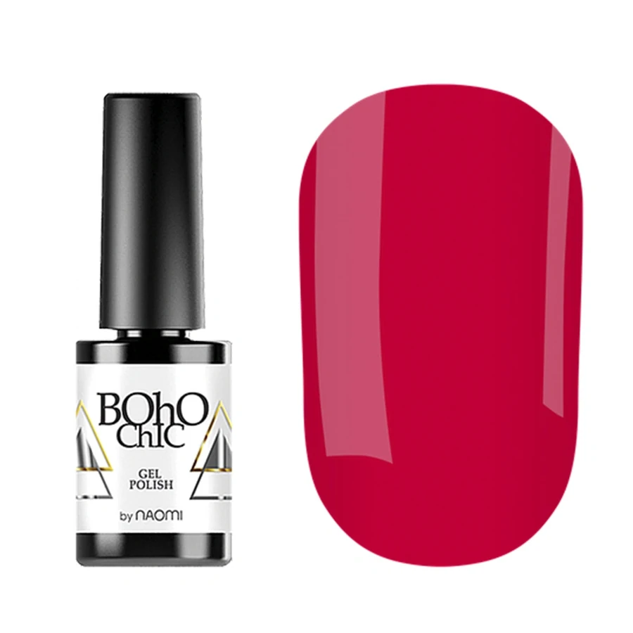 Гель-лак Boho Chic Gel Polish BC076 коралово-червоний, емаль 6 мл