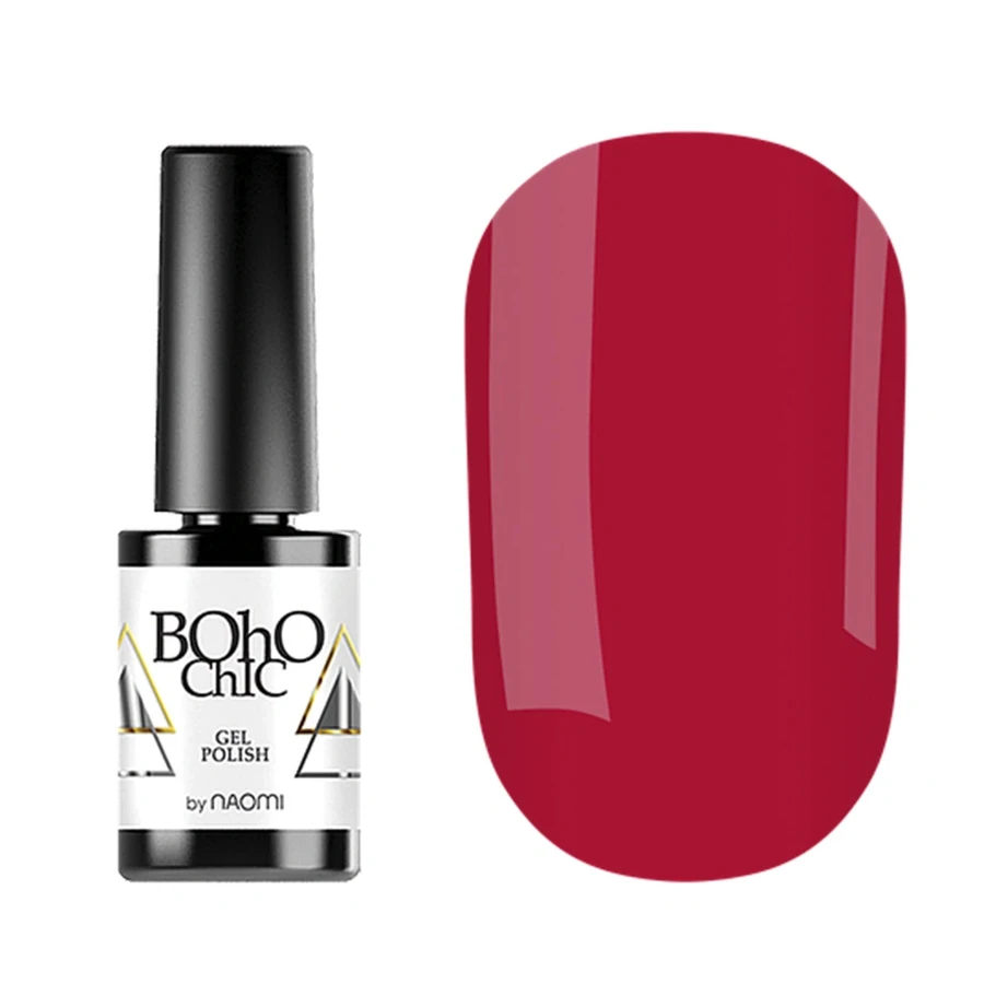 Гель-лак Boho Chic Gel Polish BC077 червоний, емаль 6 мл