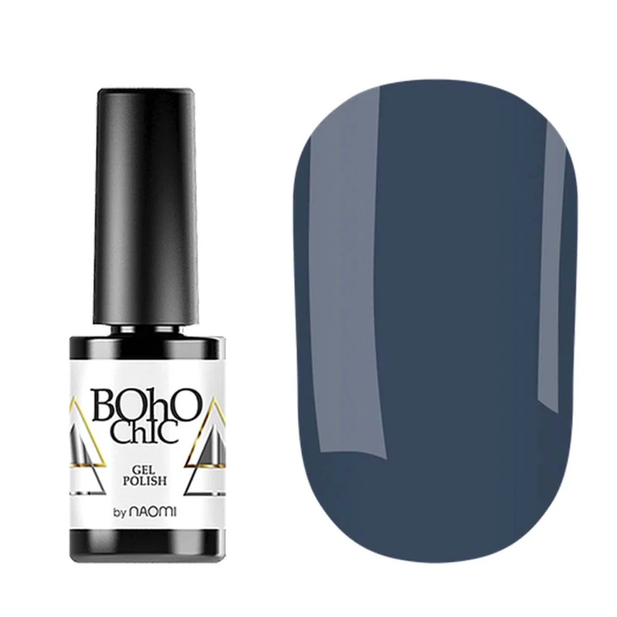 Гель-лак Boho Chic Gel Polish BC084 синій графіт, емаль 6 мл