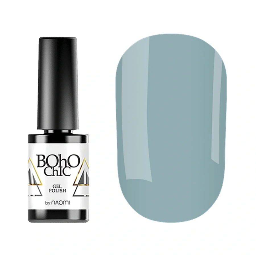Гель-лак Boho Chic Gel Polish BC095 бірюзово-сірий, емаль 6 мл