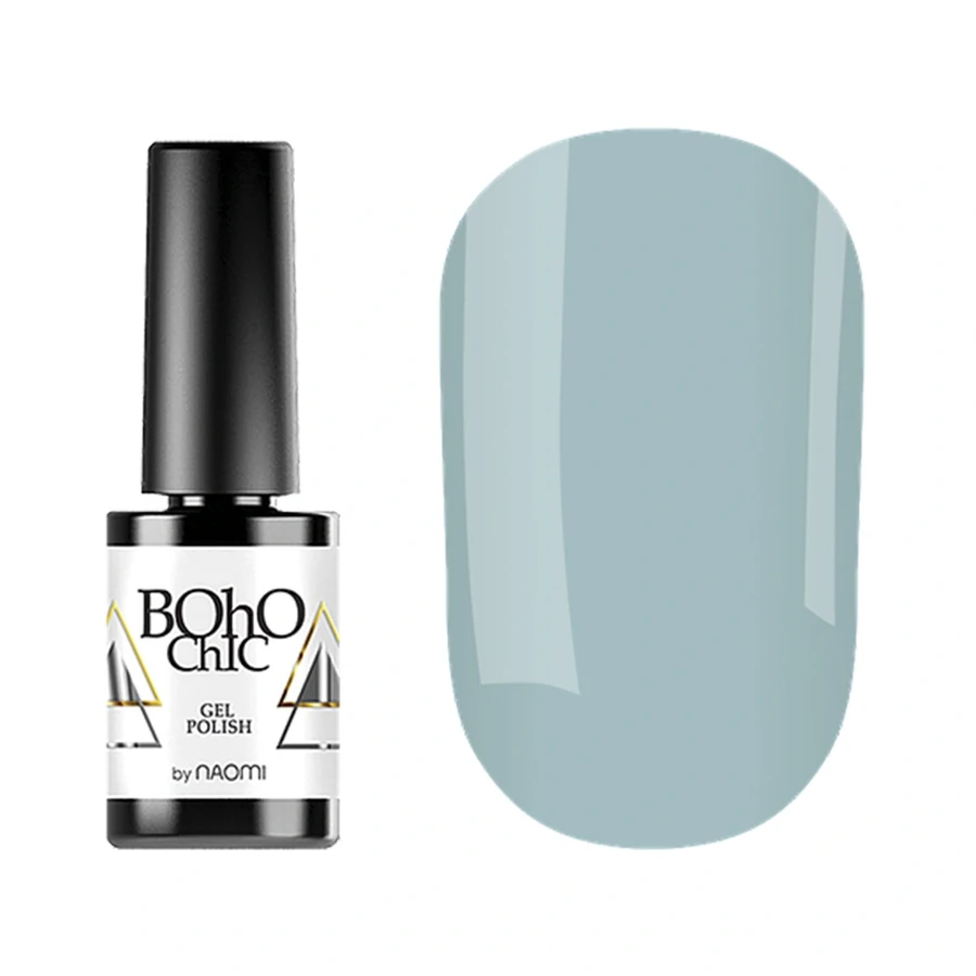 Гель-лак Boho Chic Gel Polish BC096 сіро-бірюзовий, емаль 6 мл
