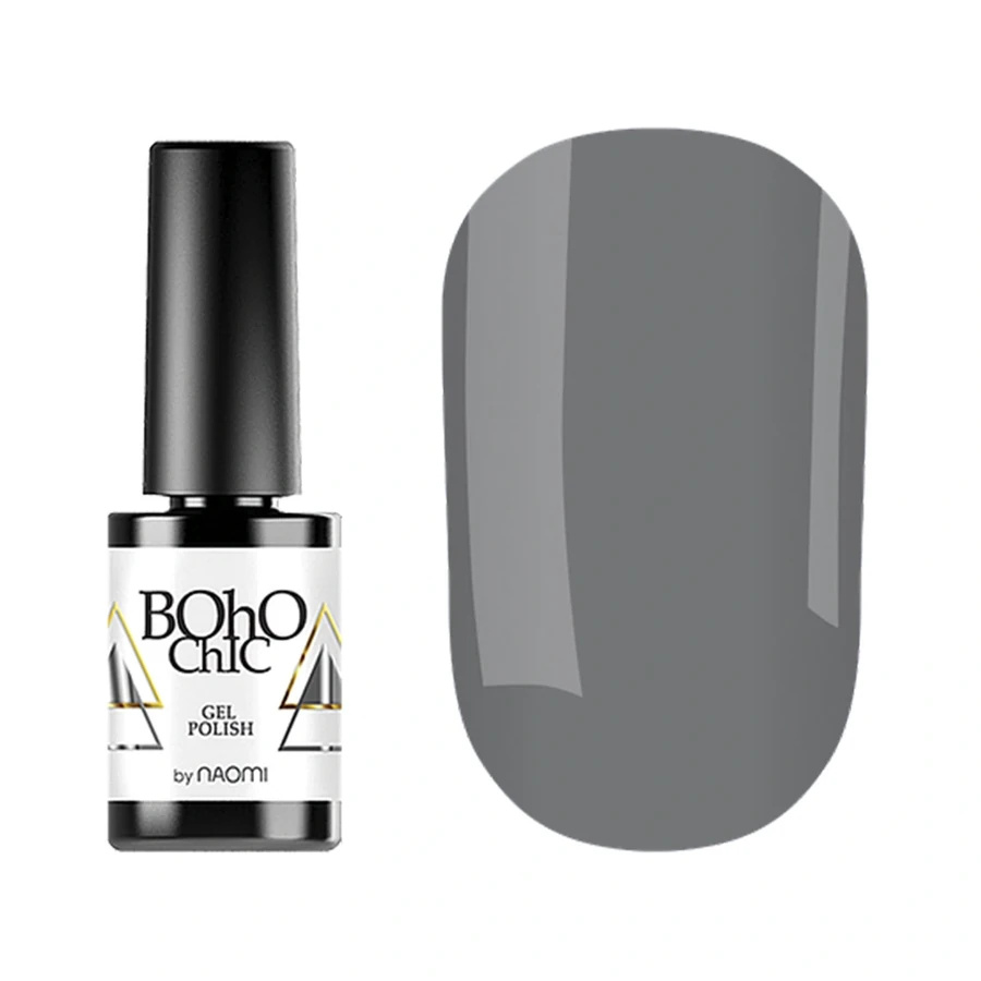 Гель-лак Boho Chic Gel Polish BC100 теплий сірий, емаль 6 мл