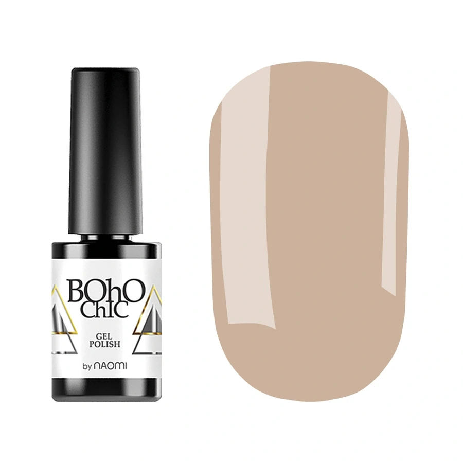 Гель-лак Boho Chic Gel Polish BC107 рожево-тілесний, емаль 6 мл