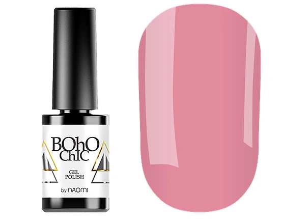 Гель-лак Boho Chic Gel Polish BC115 м`який рожевий, емаль із мікроблиском 6 мл