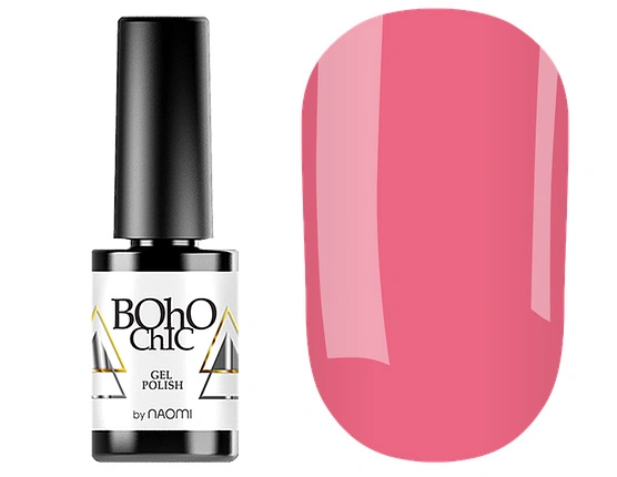 Гель-лак Boho Chic Gel Polish BC117 ягідно-рожевий смузі, емаль 6 мл