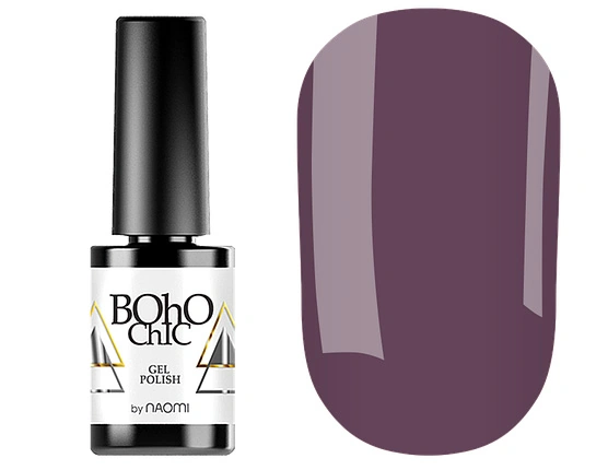 Гель-лак Boho Chic Gel Polish BC120 темно-сливовий, емаль 6 мл