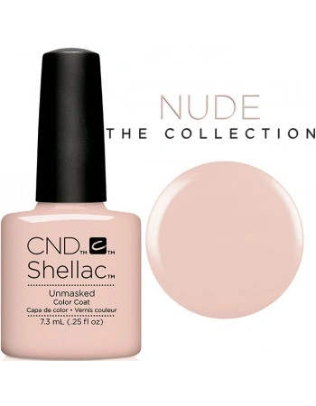 Гель-лак CND Shellac 269 Unmasked бежевий з фіолетовим підтоном, емаль 7,3 мл